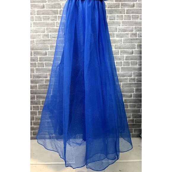 Violet Weekend Belted Sparkling Ballgown in Azure. Size 5/6. NWT (MSRP $179) - Picture 6 of 10